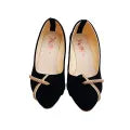 Black Heels Pumps Stylish Shoes for Women and Girls, Comfortable Fit