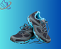 stylish Black Mesh Sneakers